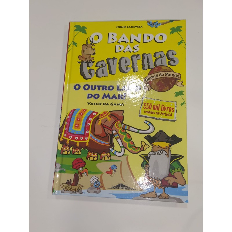 Livro "O Bando das Cavernas : Heróis do Mundo , vol.3 , O Outro lado do mar " 