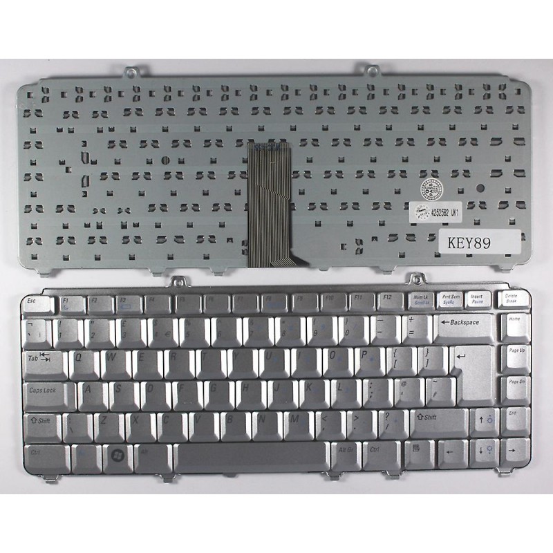 Teclado Dell XPS M1330 prata