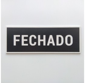 Placa Aberto / Fechado