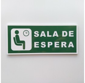 Placa Sala de Espera