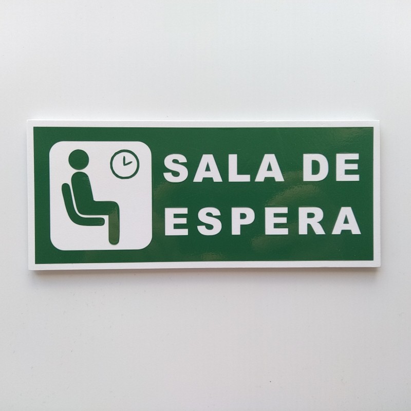 Placa Sala de Espera