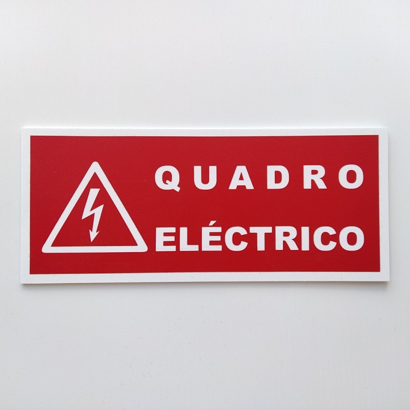 Placa Quadro Elétrico