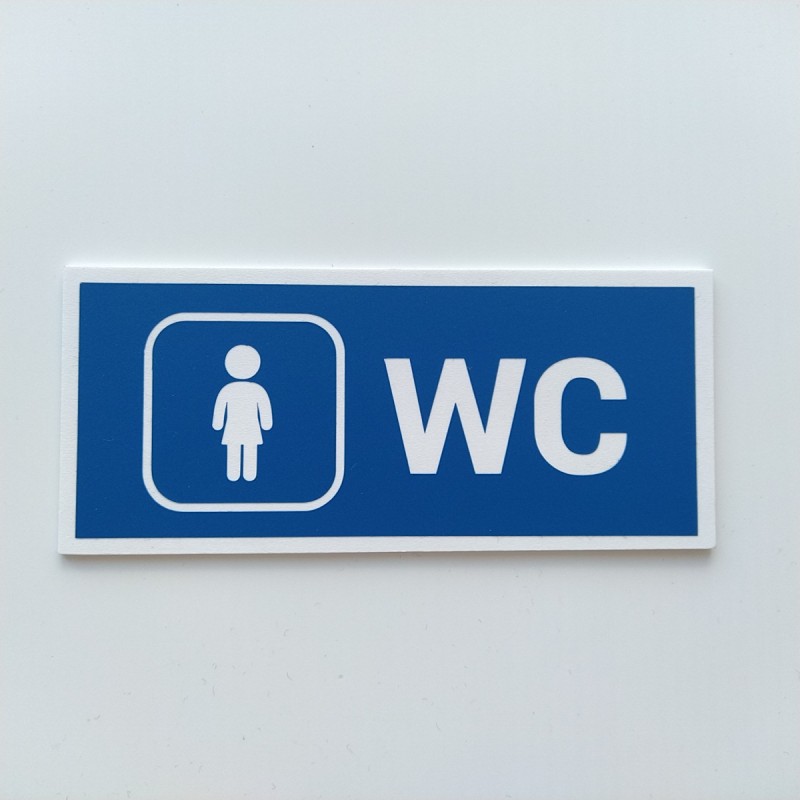 Placa WC Senhoras