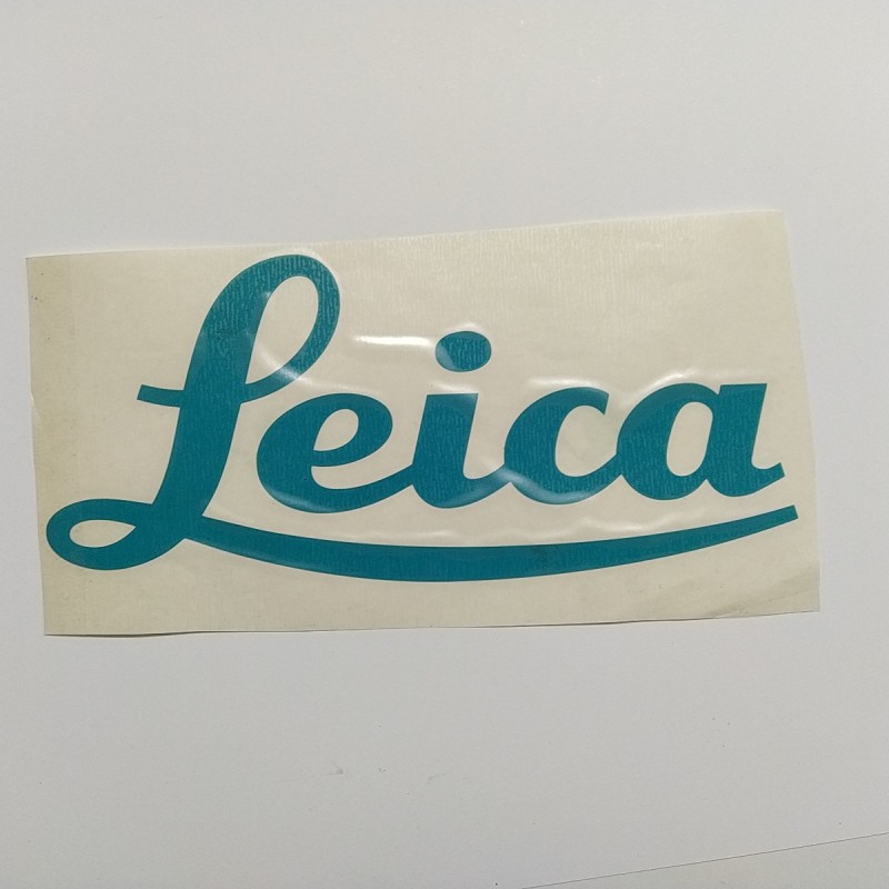 Autocolante "Leica" em vinil recortado