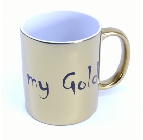 Caneca Dourada "You Are My Gold"