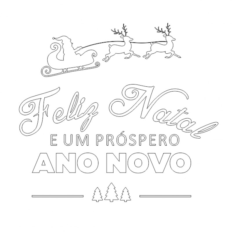 Ficheiro Para Recortar Feliz Natal