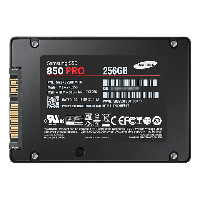 Disco 256GB SSD Samsung 850 PRO