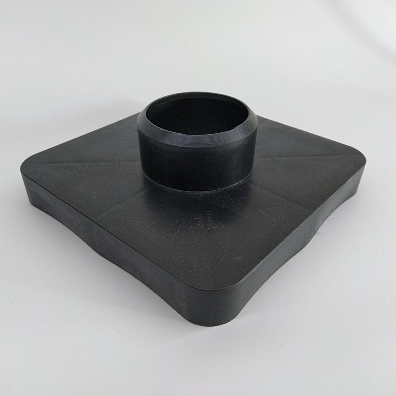 Base / Suporte plástico preto para tubo Base / Suporte plástico preto para tubo