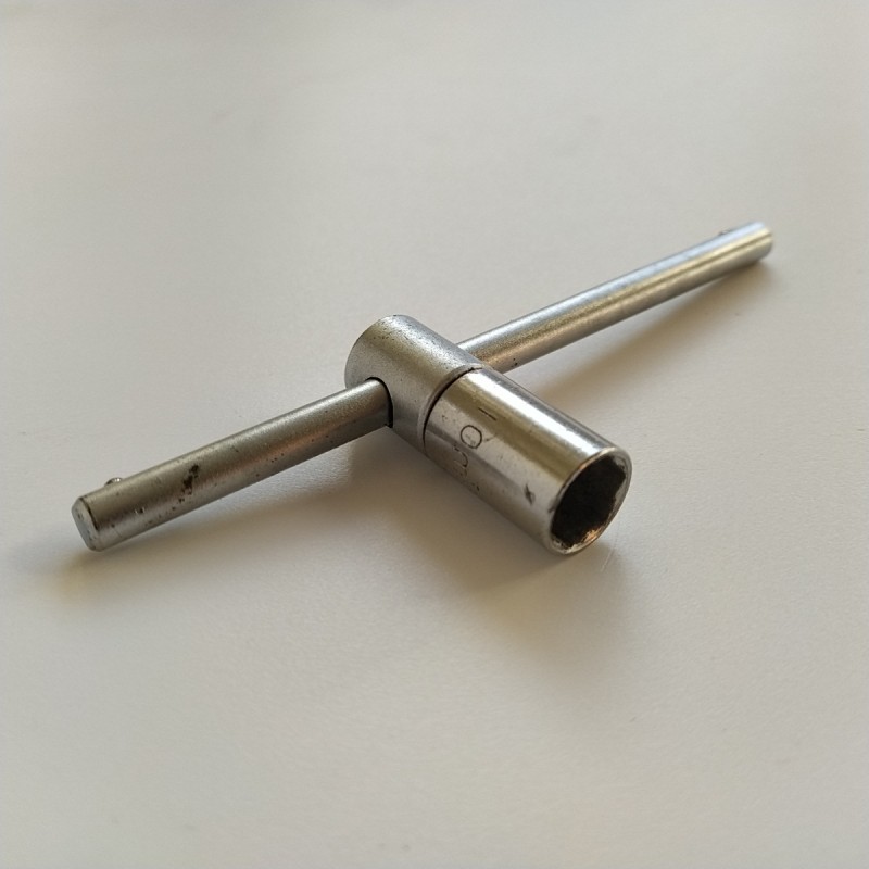 Chave de caixa sextavada de 10 mm em T Articulado