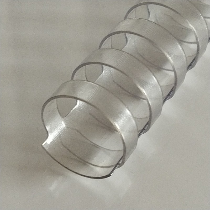 Argola Transparente 20mm / lombada plástica 21 anéis redondos