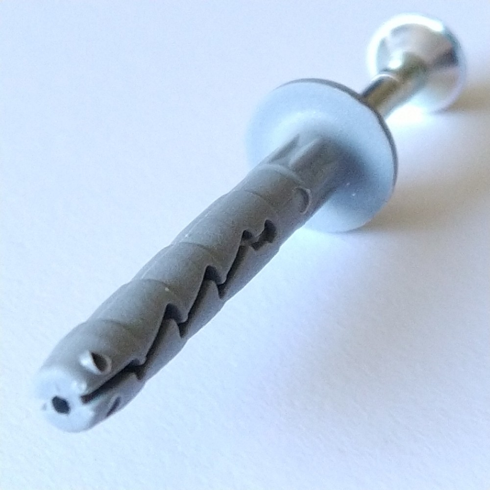 Bucha de Nylon com Parafuso Bucha de Nylon com Parafuso