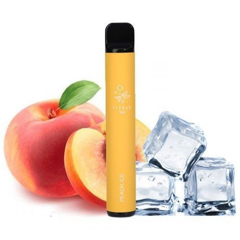 Vaporizador Elf Bar 600 Descartável Peach Ice