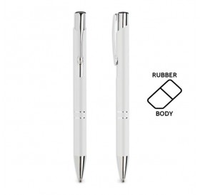 Esferográfica de Alumínio Branca