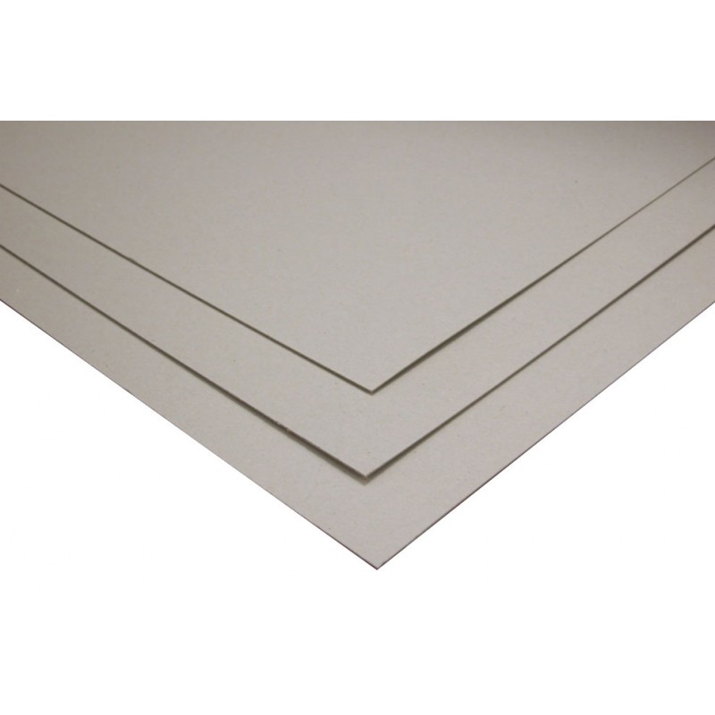 Cartão Reciclado Prensado Cinza 88 x 63 cm