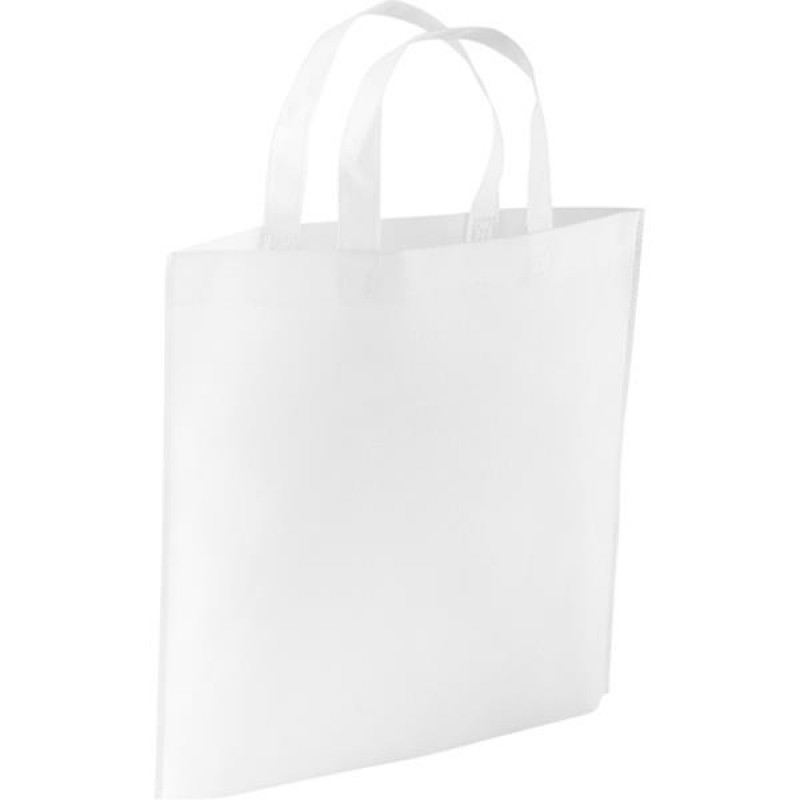 Saco em TNT 80g Termo-Selado Branco com Asas