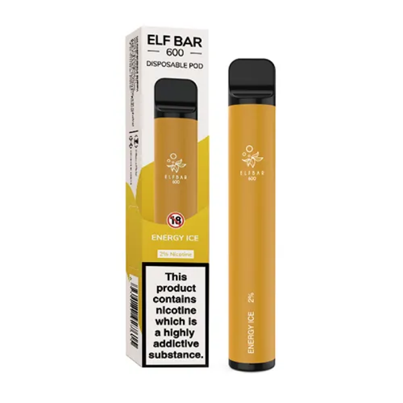 Elf Bar 600 Vape descartável Energy Ice