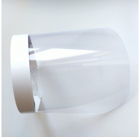 Viseira de proteção individual descartável