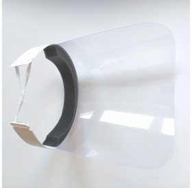 Viseira de proteção individual descartável