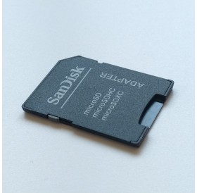 Adaptador Sandisk MicroSD / MicroSDHC / MicroSDXC para cartão SD - Preto