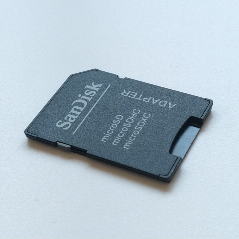 Adaptador Sandisk MicroSD / MicroSDHC / MicroSDXC para cartão SD - Preto