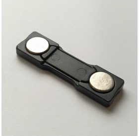 Iman Retangular duplo 43x12mm