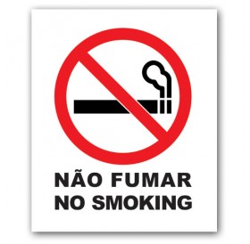 Autocolante "Não Fumar"