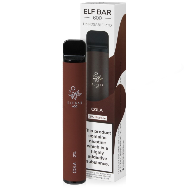 Elf Bar 600 Vape descartável Cola