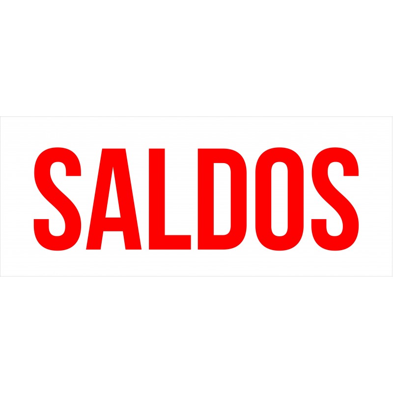 Autocolante "Saldos"