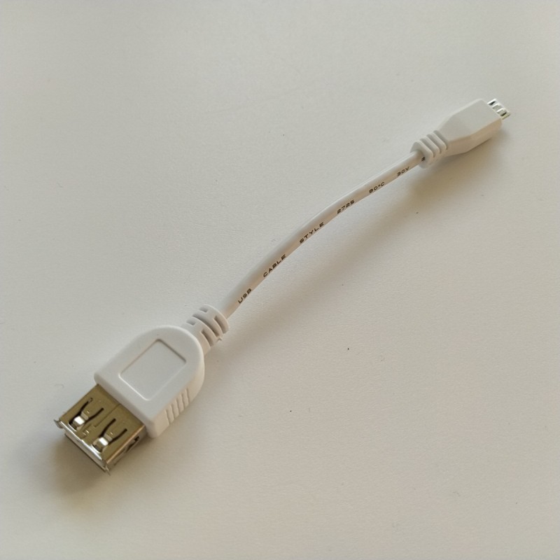 Cabo USB 2.0 Fêmea / Micro USB Macho OTG