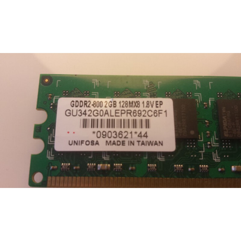 Memória 2GB GDDR2-800 128MX8 1.8V EP