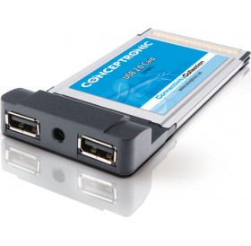 Placa Conceptronic PCI-Express USB e Áudio CSP480C2