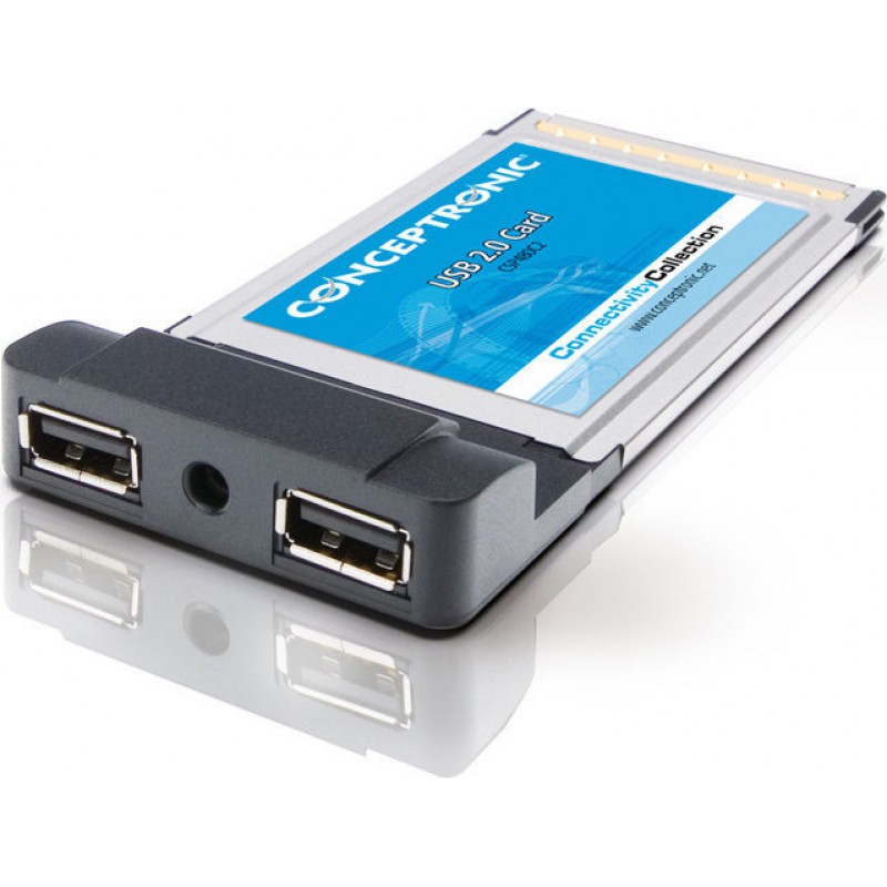Placa Conceptronic PCI-Express USB e Áudio CSP480C2