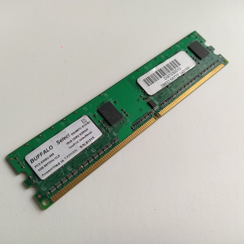 Memória RAM DDR2 Buffalo 1GB