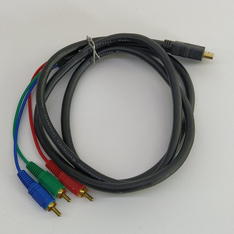 Cabo / Adaptador HDMI-RCA AV Macho