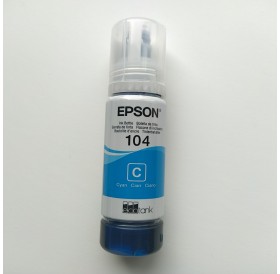 Garrafa de tinta Epson 104 Azul