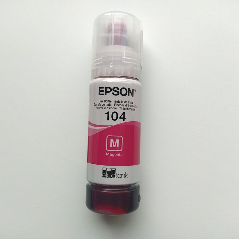Garrafa de tinta Epson 104 Magenta