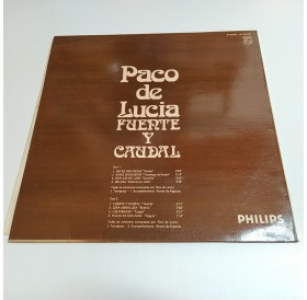 Paco de Lucia - "Fuerte y Caudal" - Disco de Vinil LP