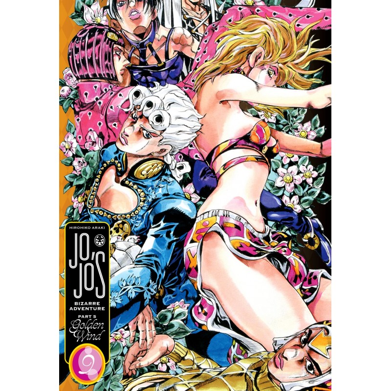 Livro "JOJO'S BIZARRE ADVENTURE PARTE 5 : GOLDEN WIND - VOL.9"(INGLÊS) (NOVO)
