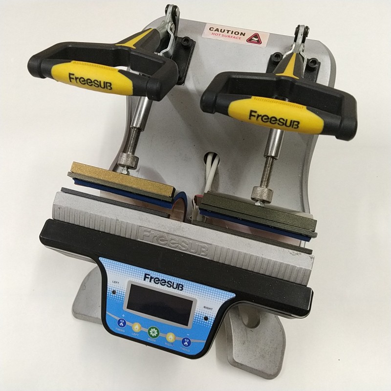 Prensa de Estampagem de Canecas Dupla