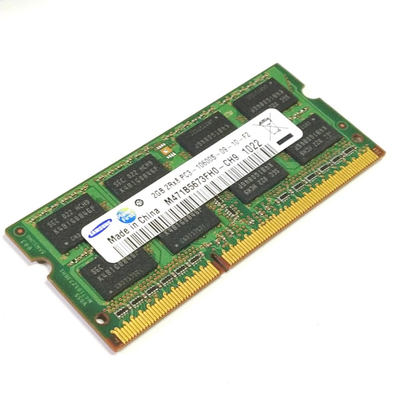 Memória 2GB SODIMM DDR3 Samsung para portátil Memória 2GB SODIMM DDR3 Samsung para portátil