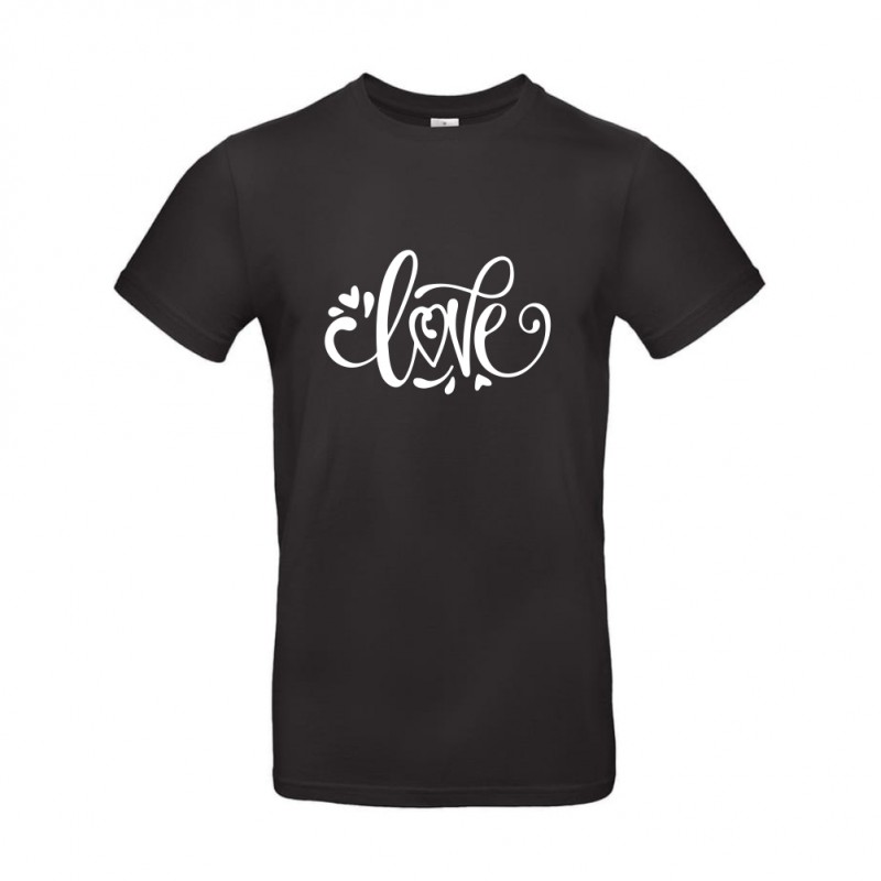 T-Shirt Preta "Love"