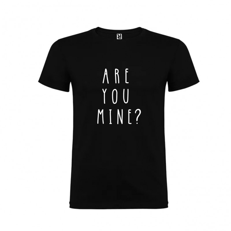 T-Shirt Preta "Are You Mine?" T-Shirt Preta "Are You Mine?"